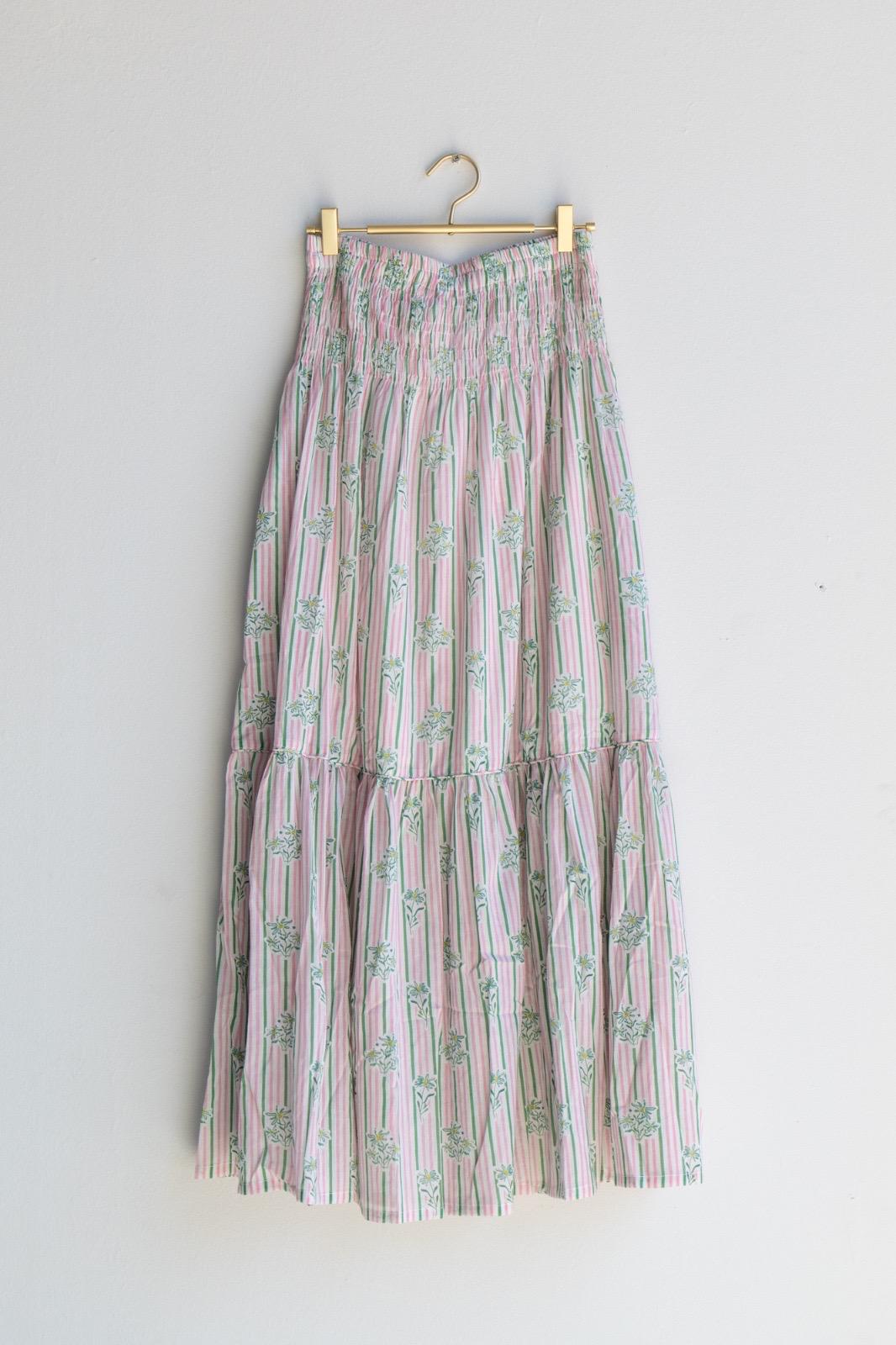 Long Pink Skirt