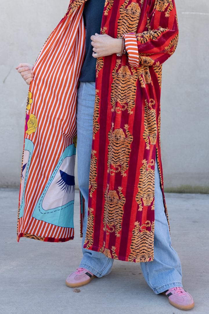 VELVET KIMONO