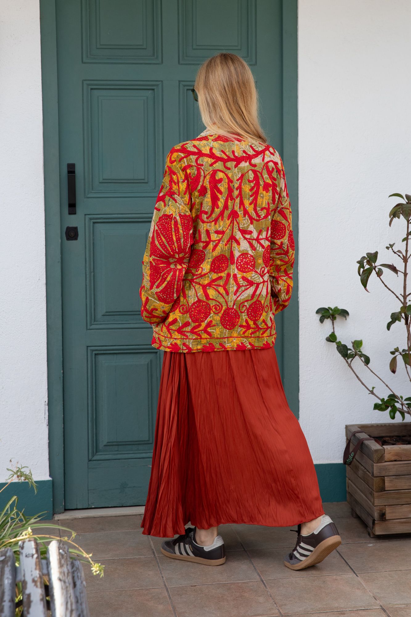 Kantha Embroidered Jacket