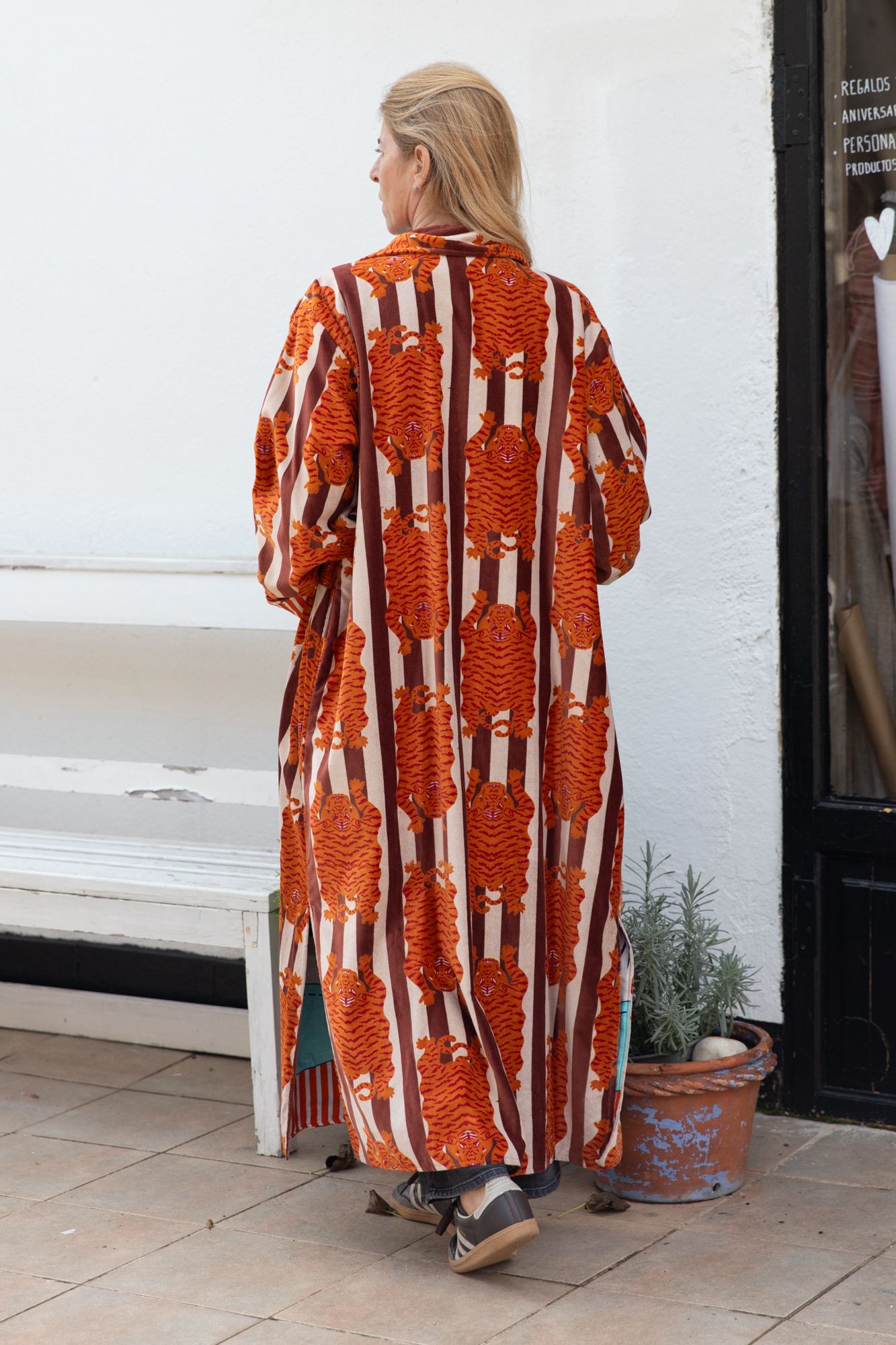 Velvet Jacket Stripes & Tiger