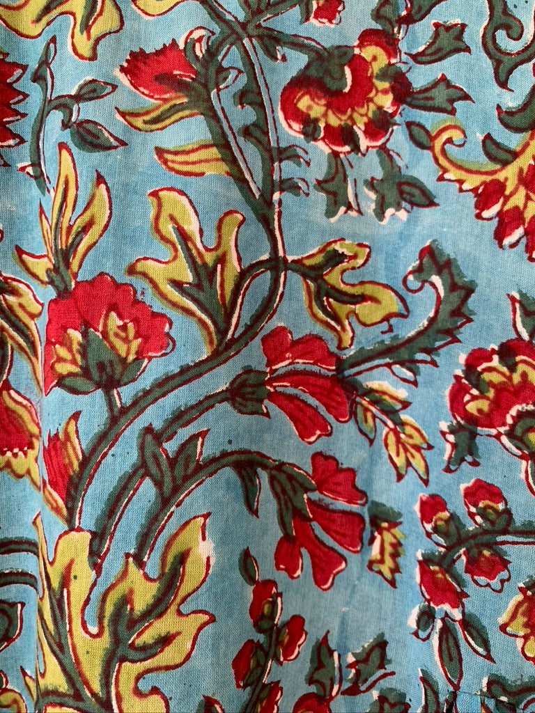 Block Print Long Dress