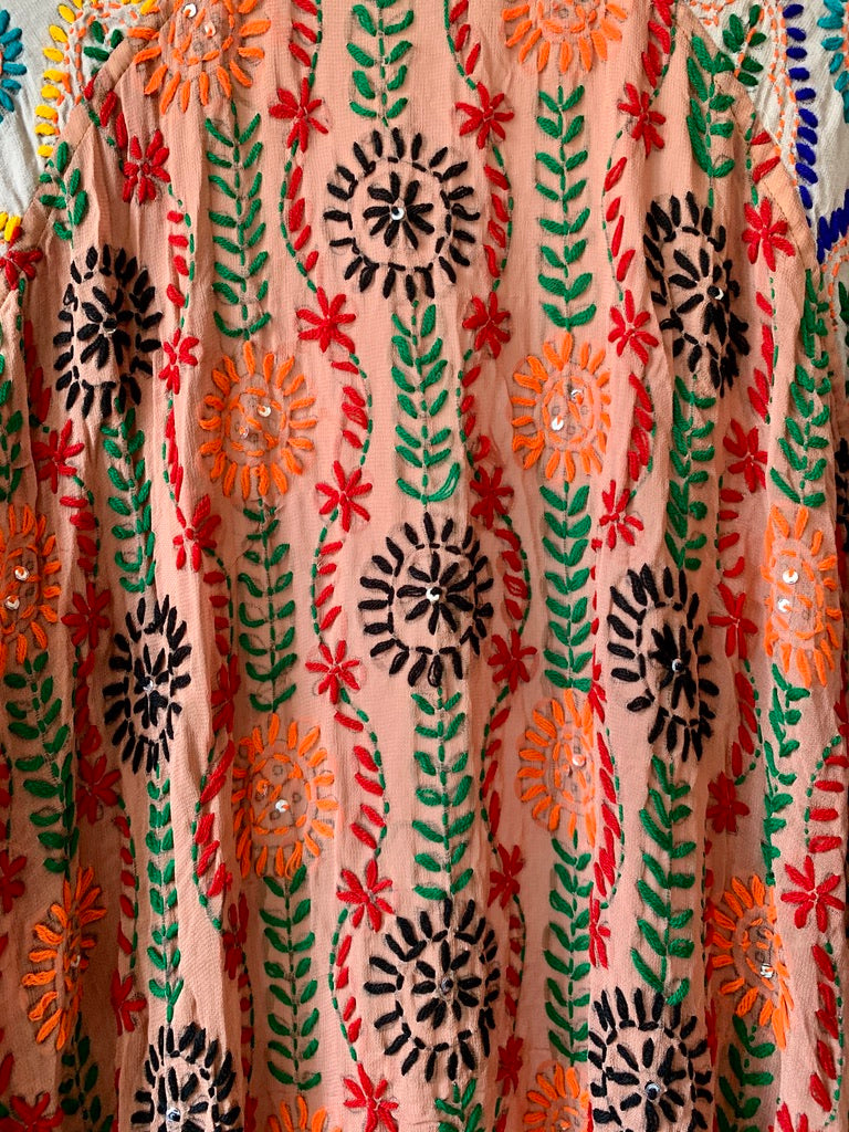 Long Pulkari Kimono