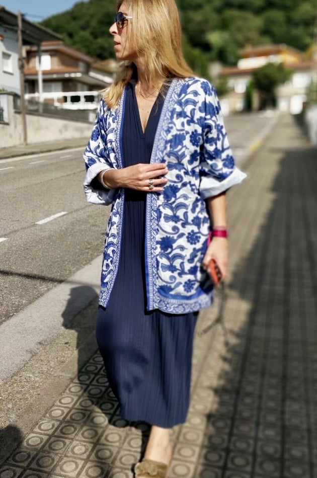 Block Print Kimono