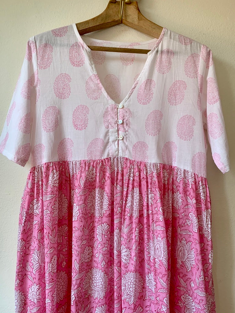 Block Print Dress
