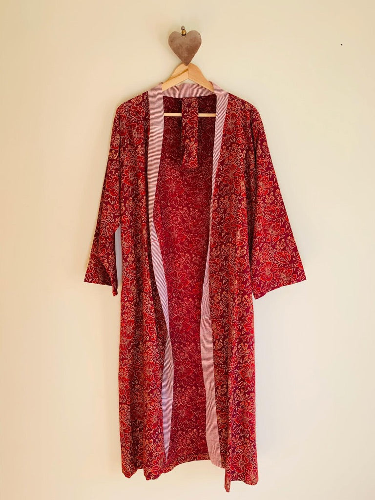 Block Print Kimono - Sanjanaandme