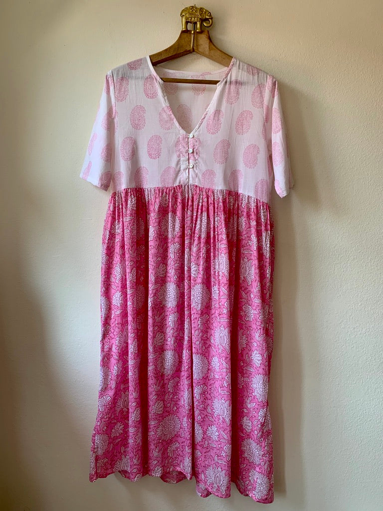 Block Print Dress