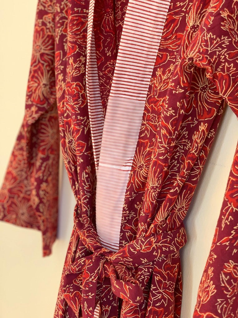 Block Print Kimono - Sanjanaandme