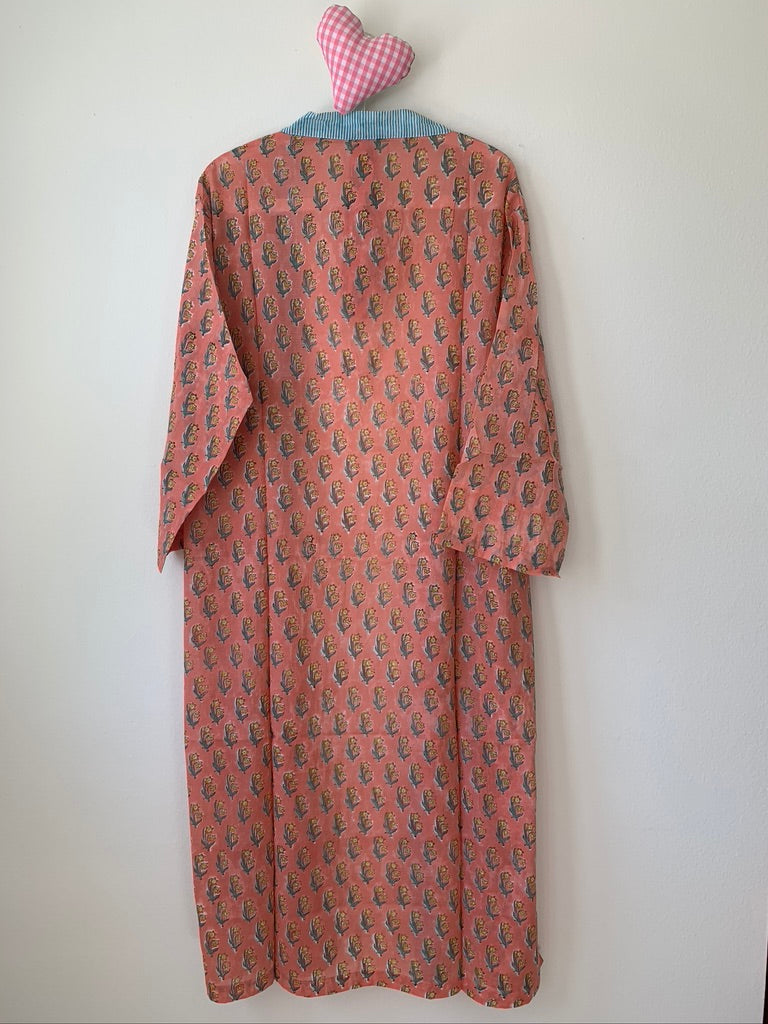 Block Print Kimono - Sanjanaandme