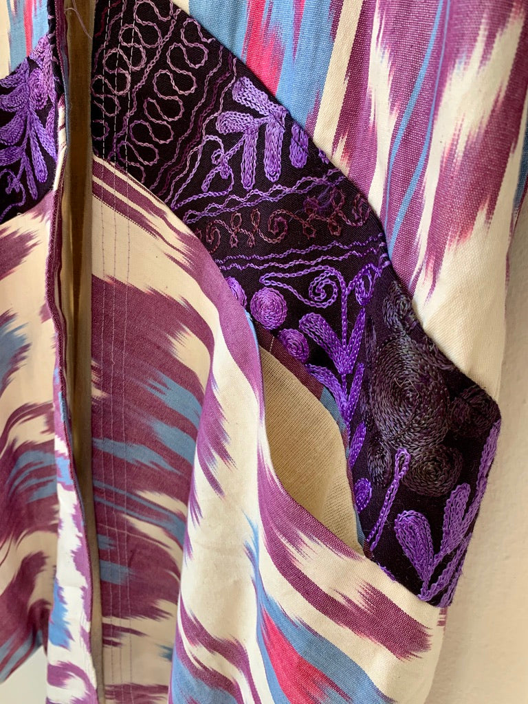Vintage Kimono Ikat with Suzani