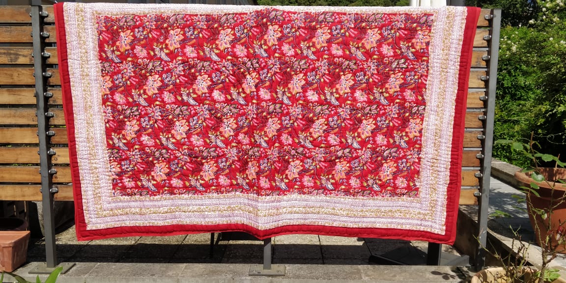 Block Print Quilt - Sanjanaandme