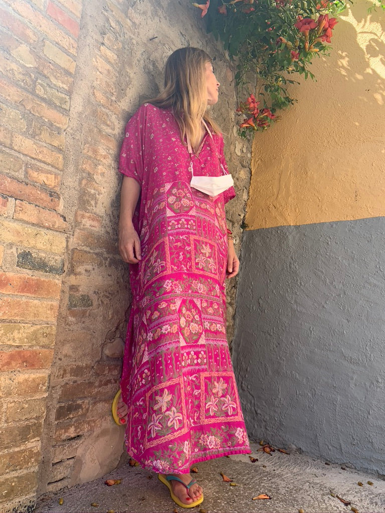 Vintage Oversize Silk Dress