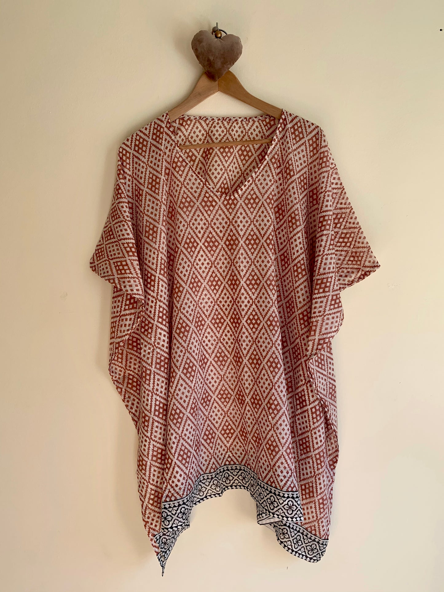 Block Print Poncho
