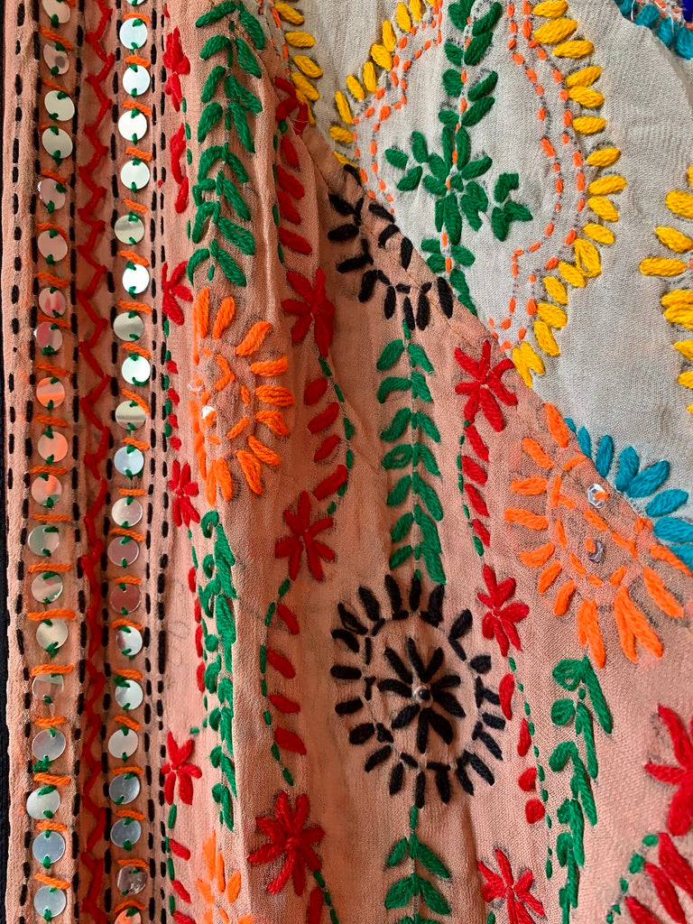 Long Pulkari Kimono