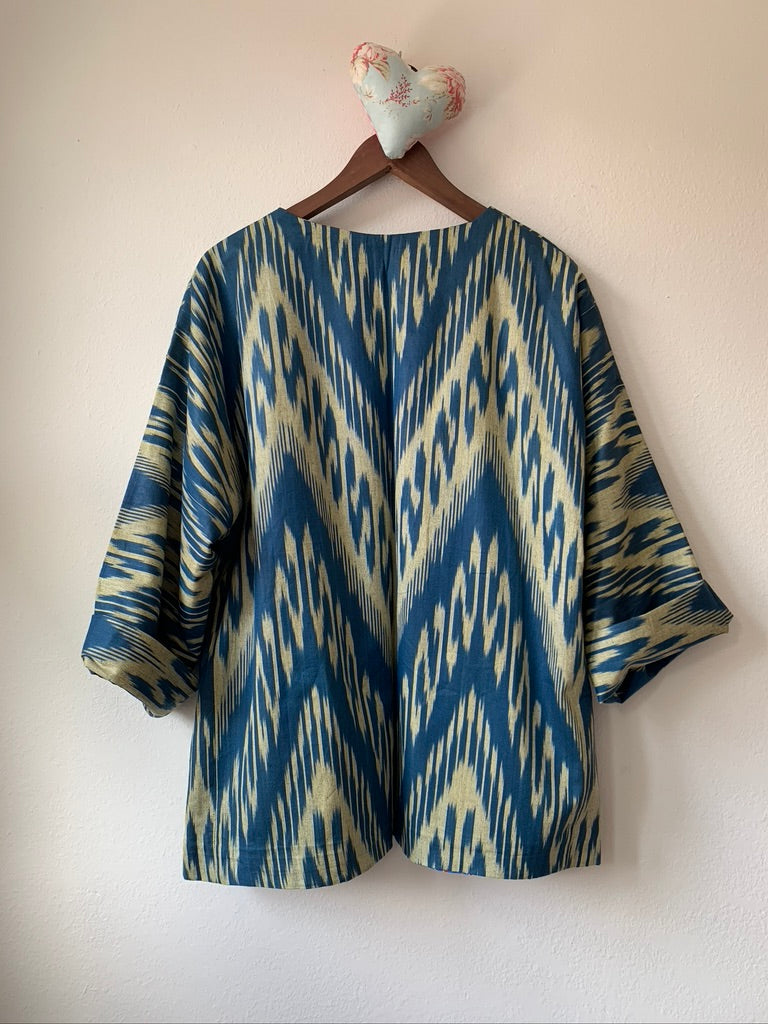 Ikat Kimono Jacket - Sanjanaandme