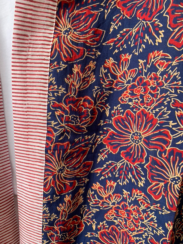 Block Print Kimono - Sanjanaandme