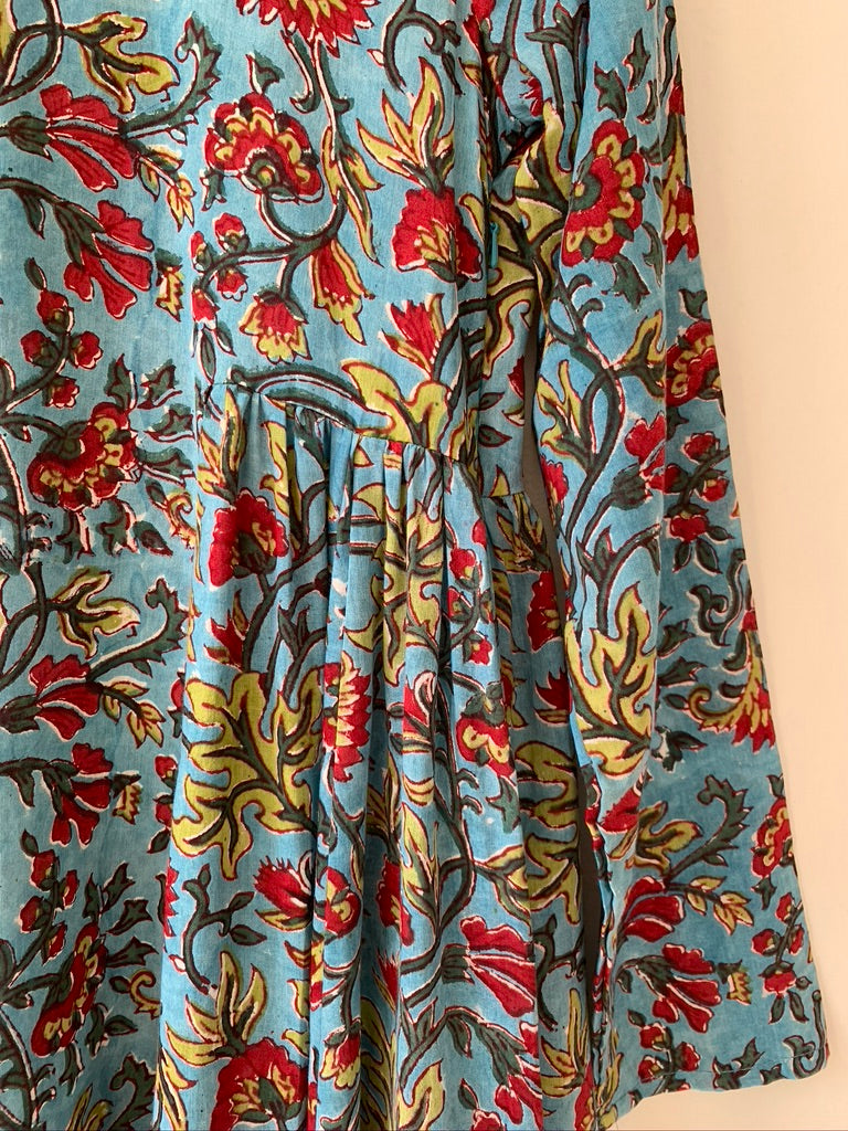 Block Print Long Dress