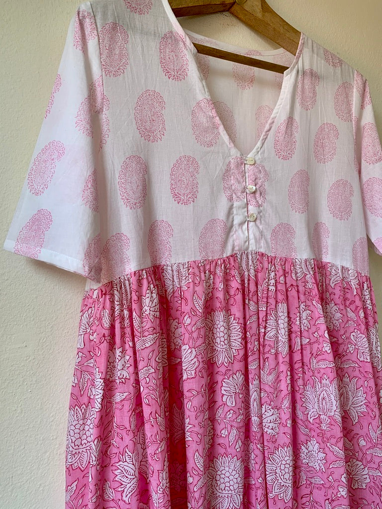 Block Print Dress