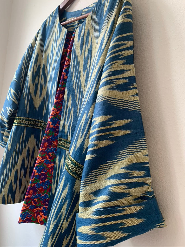 Ikat Kimono Jacket - Sanjanaandme