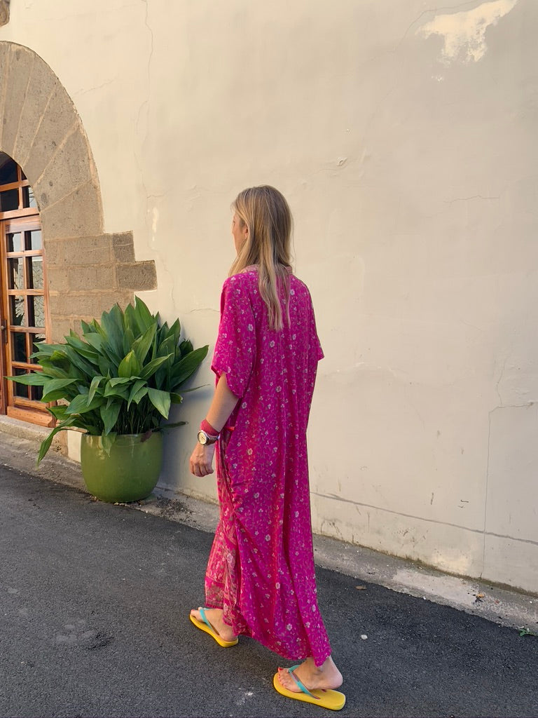 Vintage Oversize Silk Dress