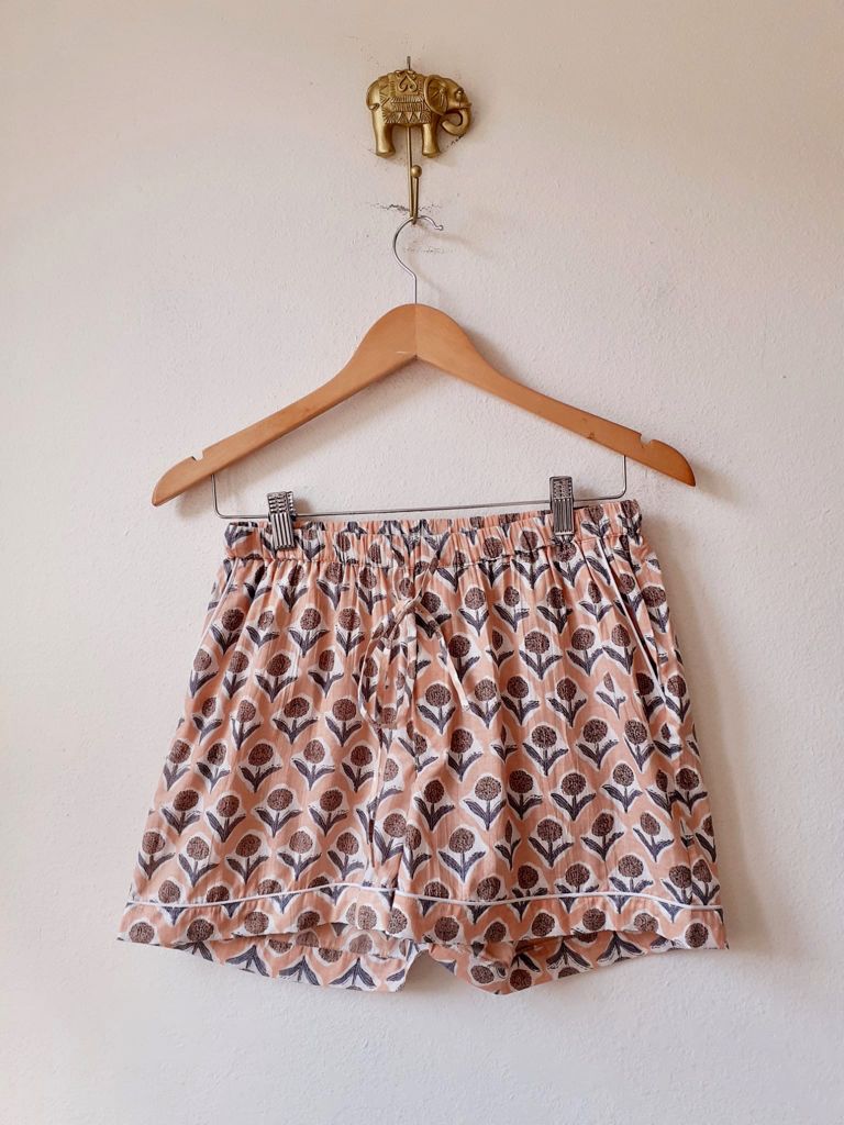 Block Print Short Pijamas