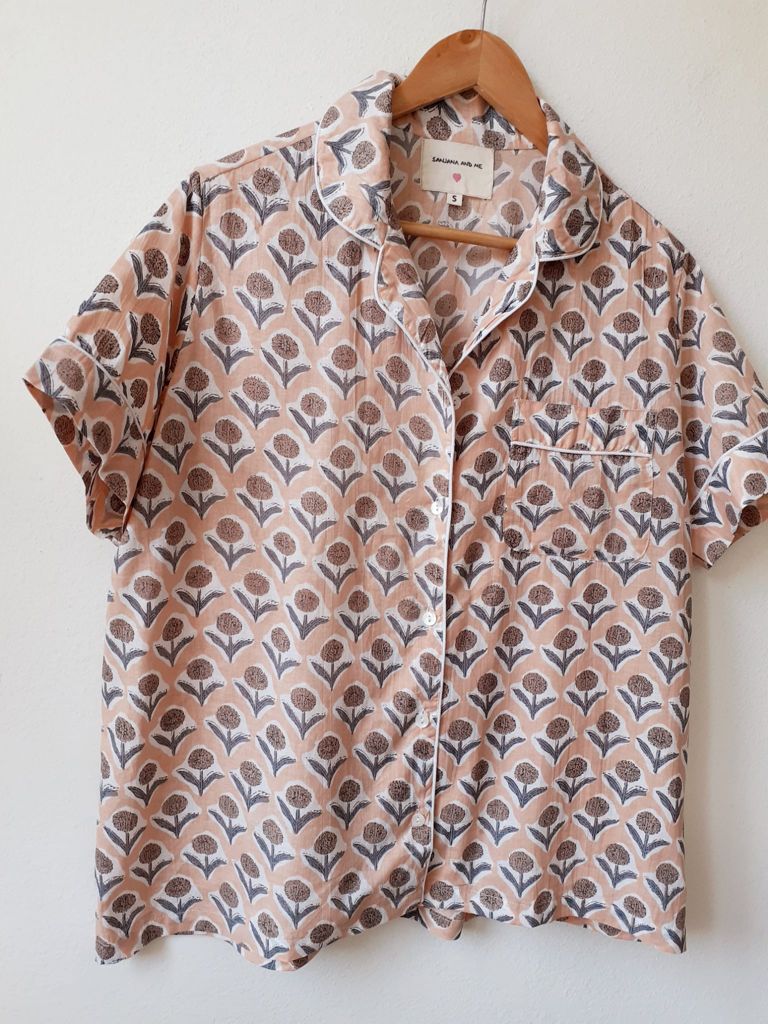Block Print Short Pijamas