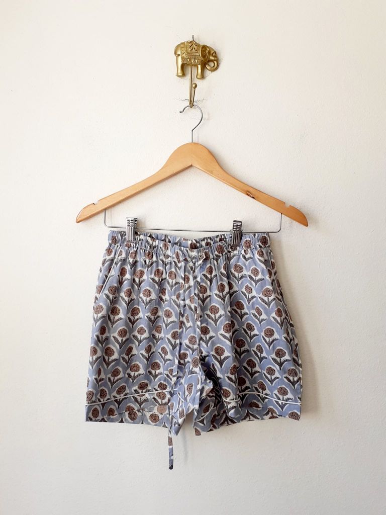 Block Print Short Pijamas