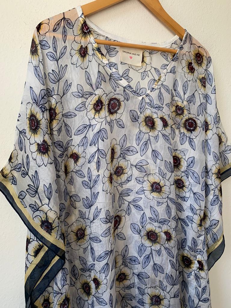 Block Print Poncho