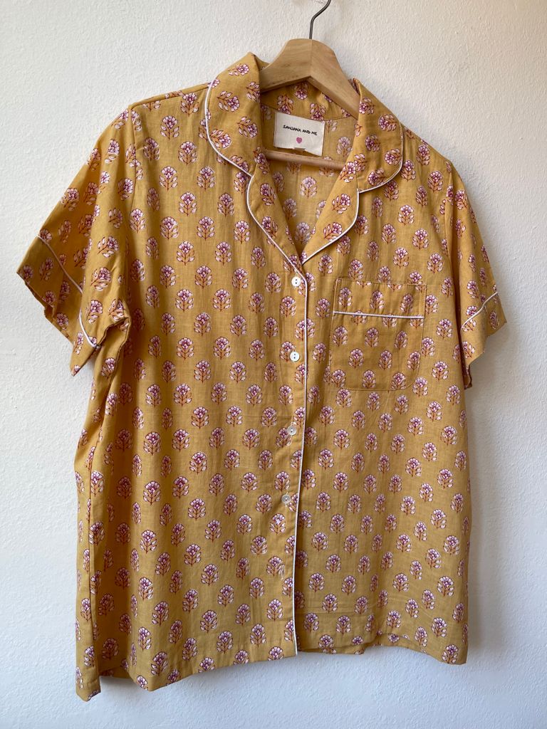 Block Print Short Pijamas