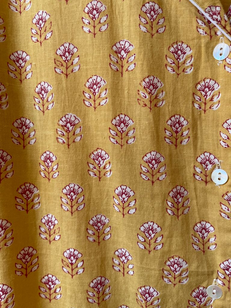 Block Print Short Pijamas