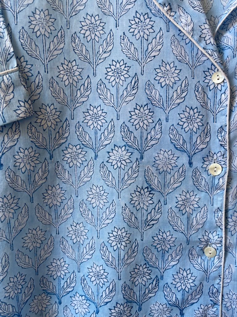 Block Print Short Pijamas