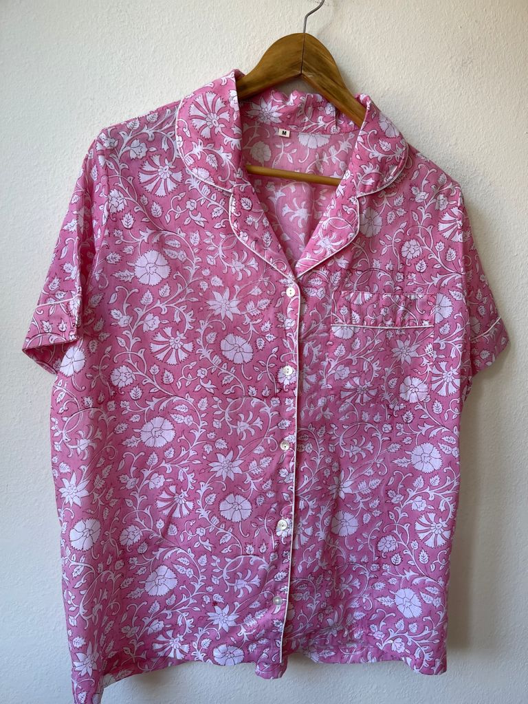 Block Print Short Pijamas