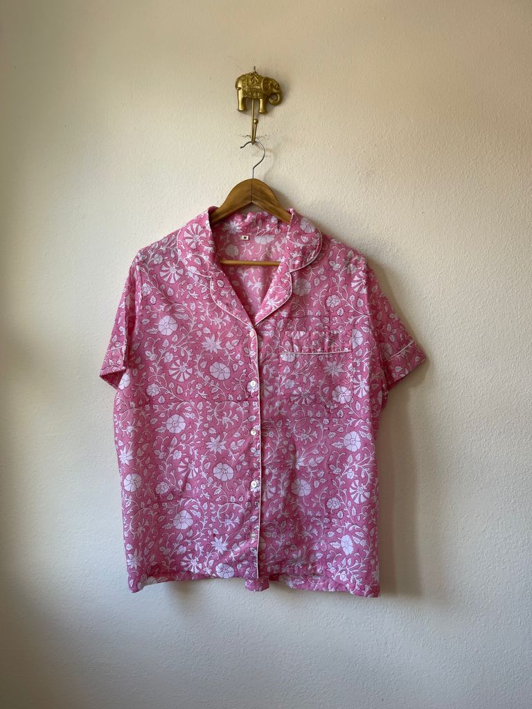 Block Print Short Pijamas