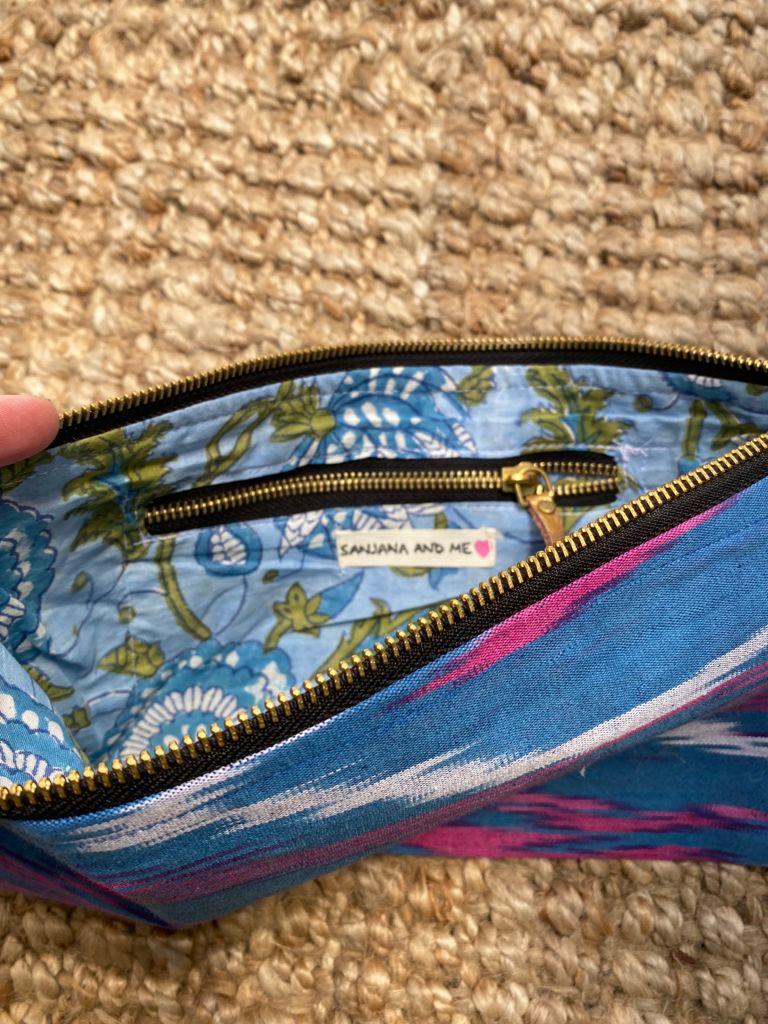 Ikat Print utilities bag