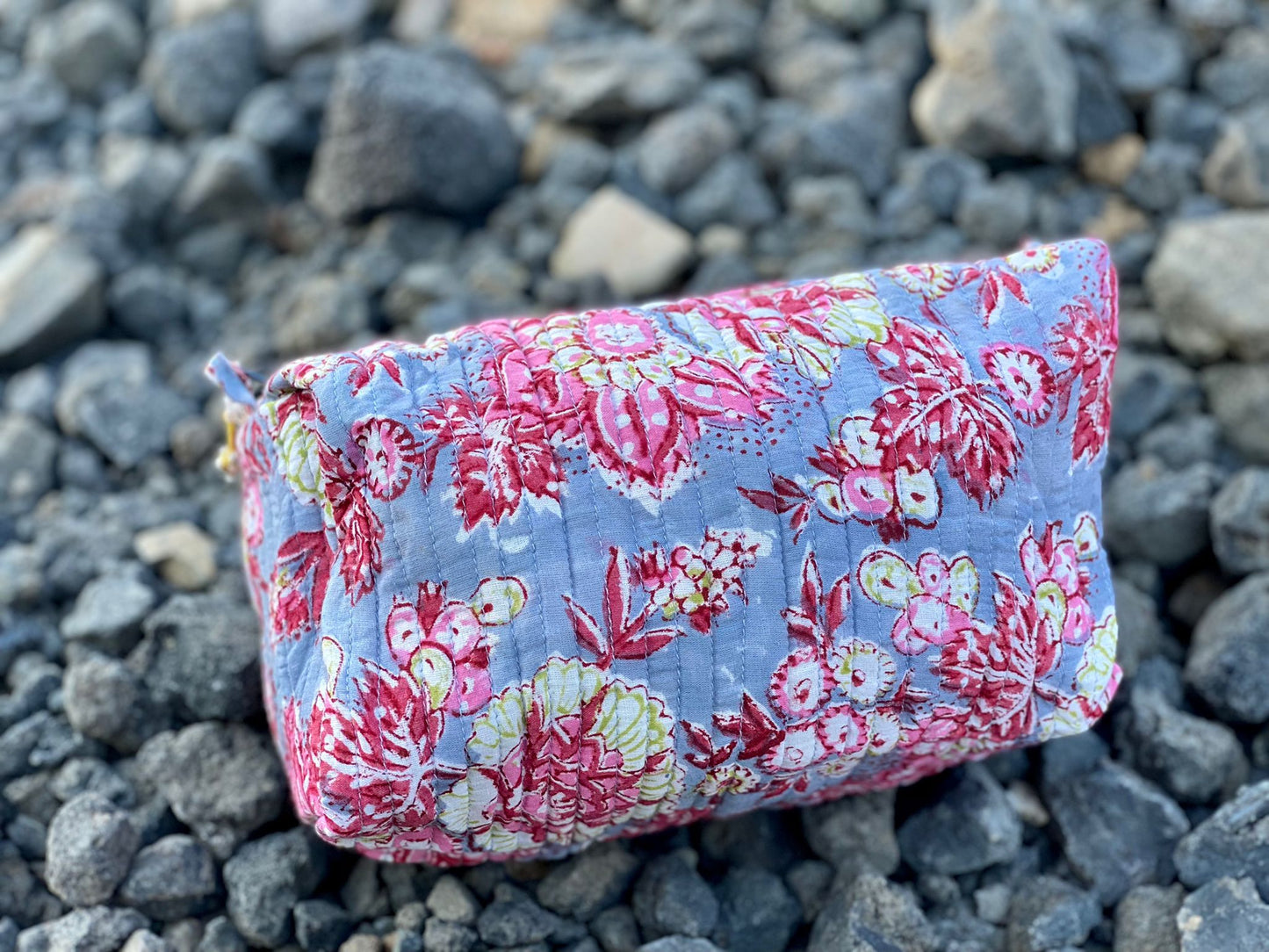 Kantha Block Print Pouch bag