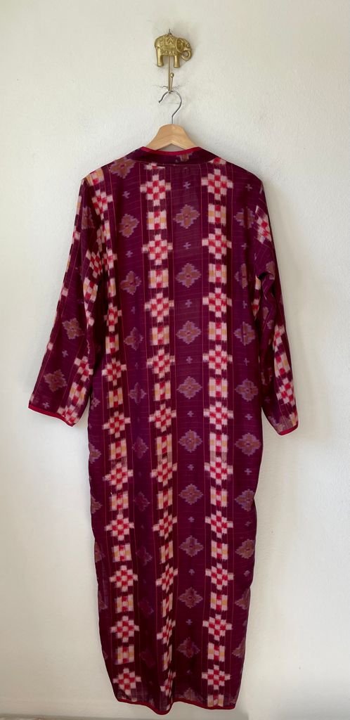 Long silk kimono