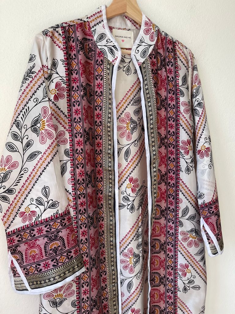 Long silk kimono