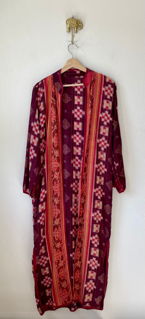Long silk kimono