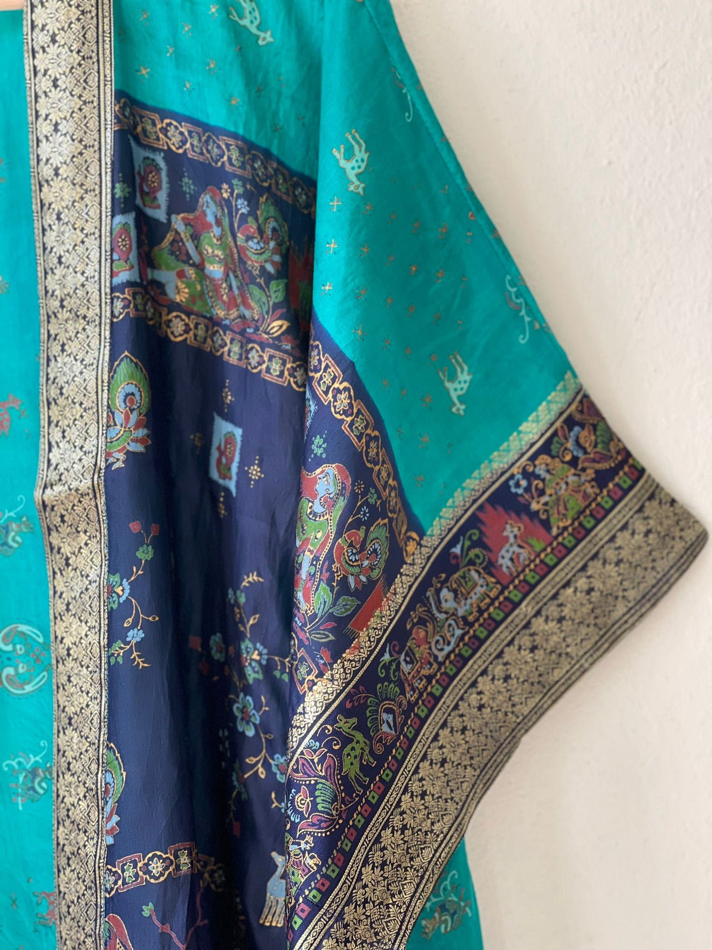 SHORT SILK KIMONO