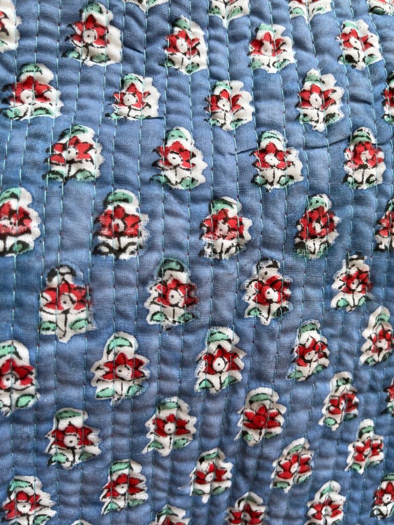 Block Print Quilted Reversible Jacket