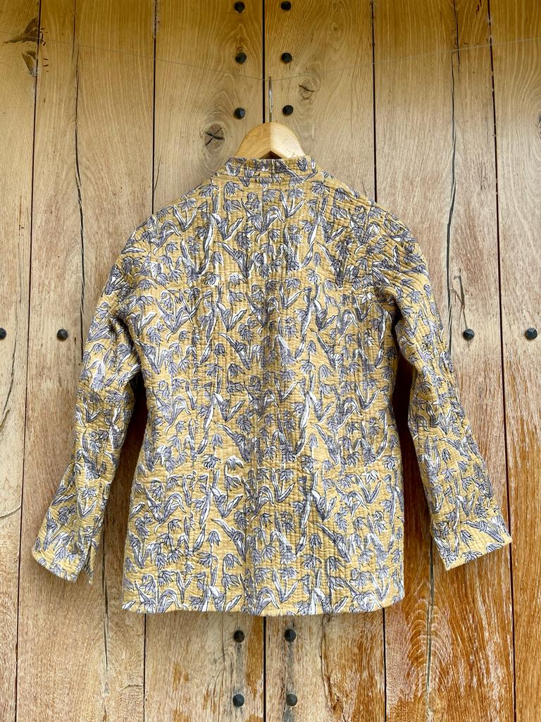 Block Print Quilted Reversible Jacket