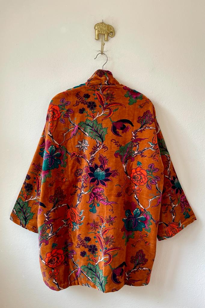 Velvet Kimono Short
