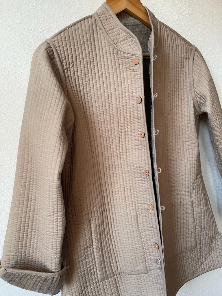 Quilted reversible jacket, Short