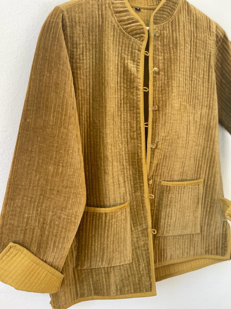 Quilted reversible jacket, Short