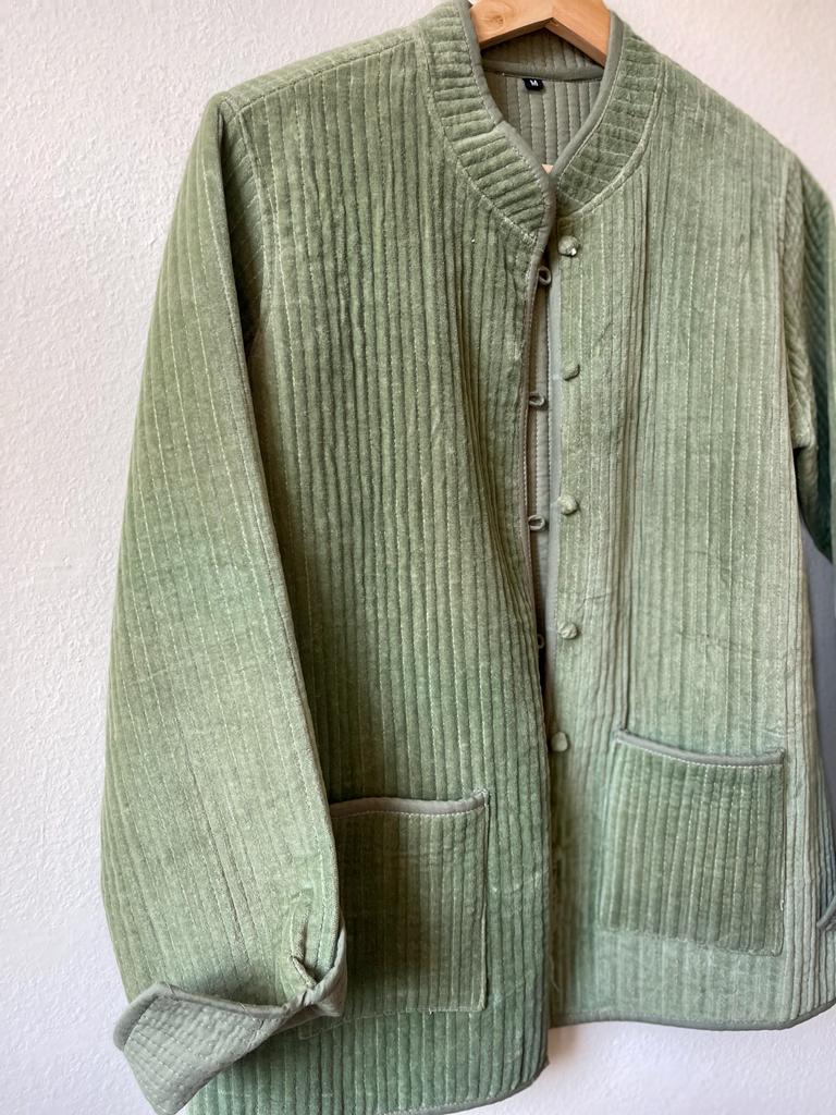 Quilted reversible jacket, Short