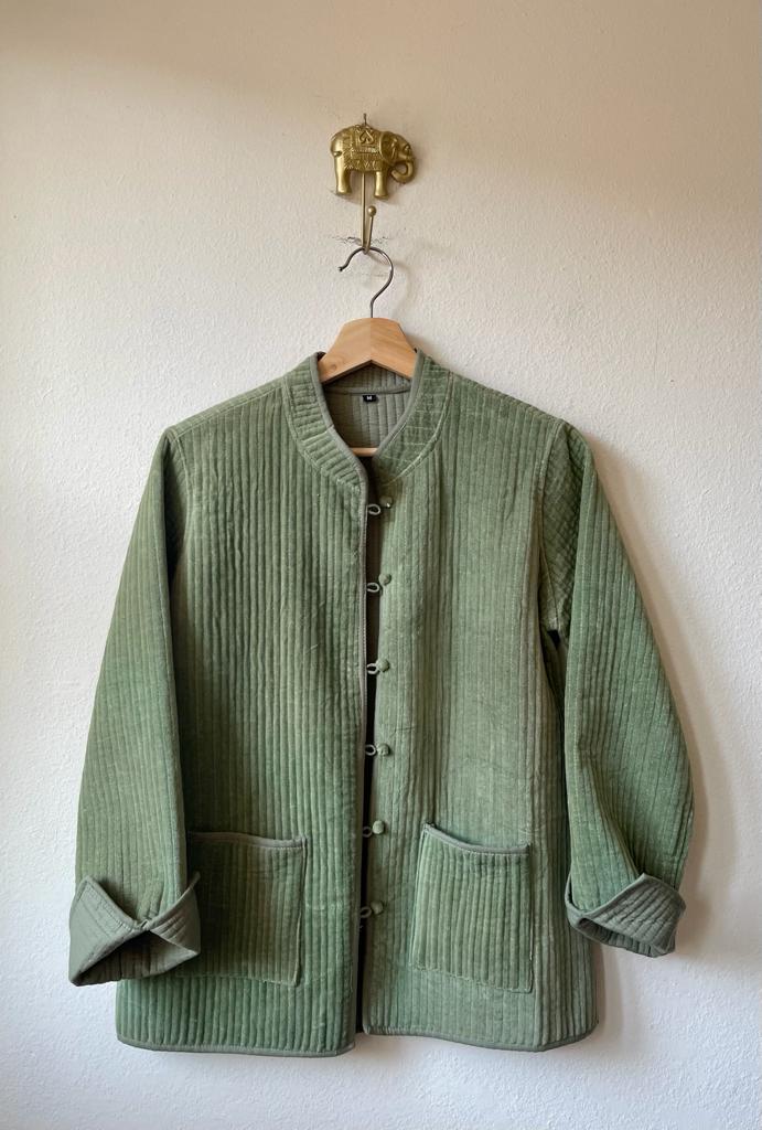 Quilted reversible jacket, Short