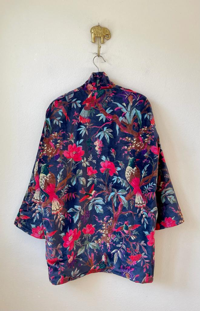 Velvet Kimono Short