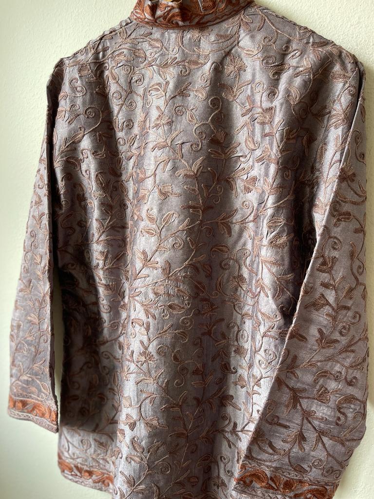 Silk Embroidered Jacket