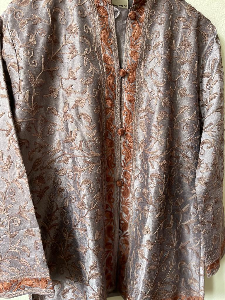 Silk Embroidered Jacket
