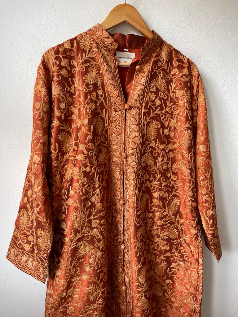 Silk Embroidered Jacket