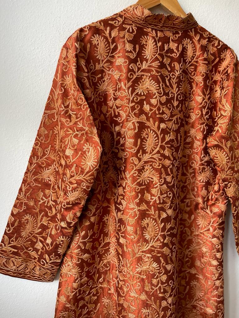 Silk Embroidered Jacket